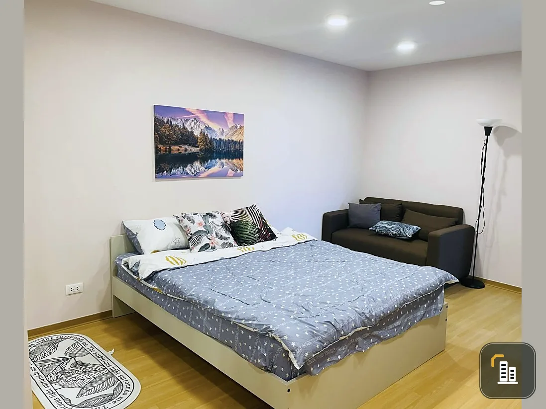For rent Bangkok Horizon Lite @ Phekasem 48 Station, 8th floor, STUDIO room, comfortable bed, reserve quickly.