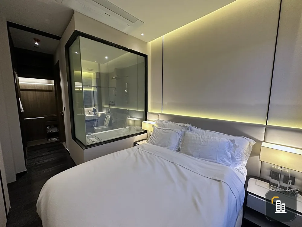 Condo for rent, Park Origin Thonglor, high floor, beautiful room, beautifully decorated, hurry and reserve now, don't wait.