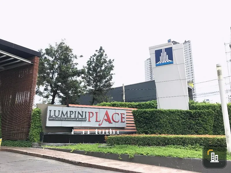 Condo for sale, Lumpini Place Srinakarin-Hua Mak Station, 6th floor, well decorated, fully furnished, all in one place.