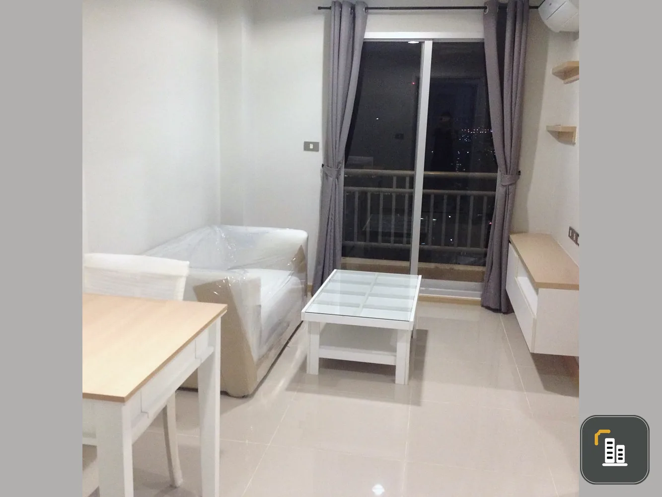 Condo for sale, for rent, Rich Park @ Bang Son, 1 bedroom, 1 bathroom, color scheme, easy to decorate, can rent or buy.