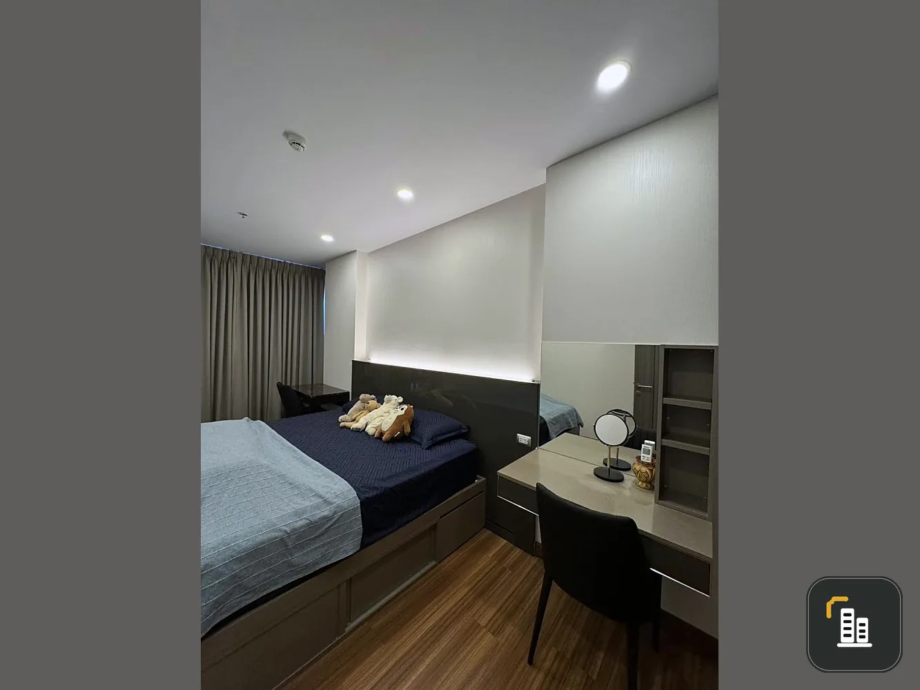 Condo for rent, Supalai Premier Charoen Nakhon, built-in wardrobe. Plenty of usable space, nice to live in. Hurry and reserve now.