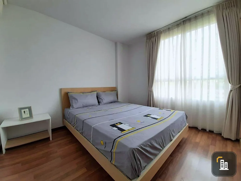 Sell, rent, Condo U @ Hua Mak Station, white tone room, comfortable to the eyes, good price, just bring one bag and move in