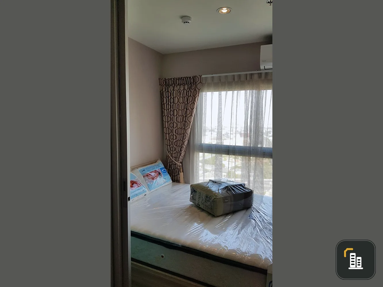 For sale Plum Condo Ramkhamhaeng station, 21st floor, panorama view, affordable price. Let me tell you, don't wait.