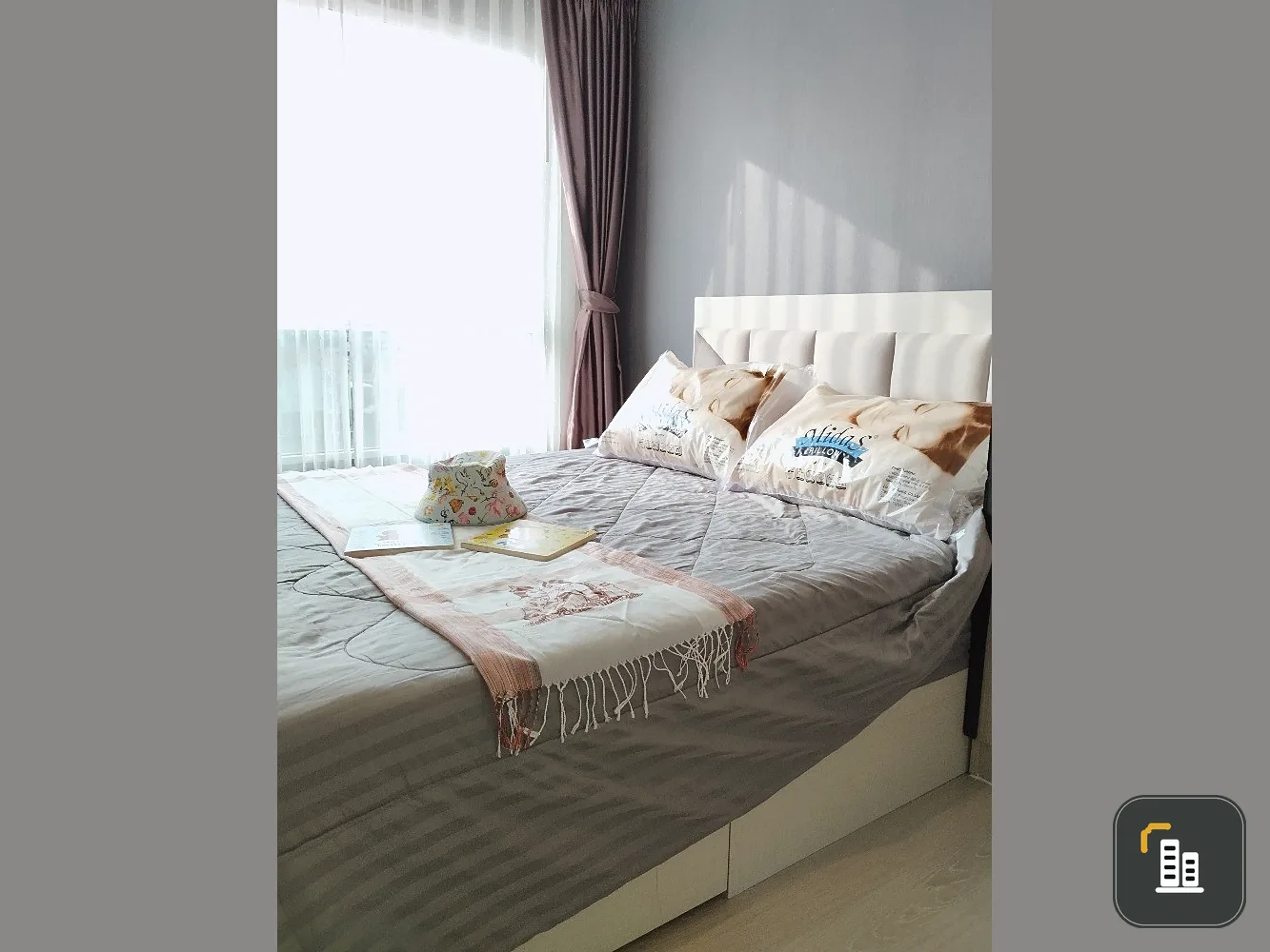 Urgent sale, corner room, 8th floor, top, Building A, at The Kith Plus Condo, Sukhumvit 113, buy now.