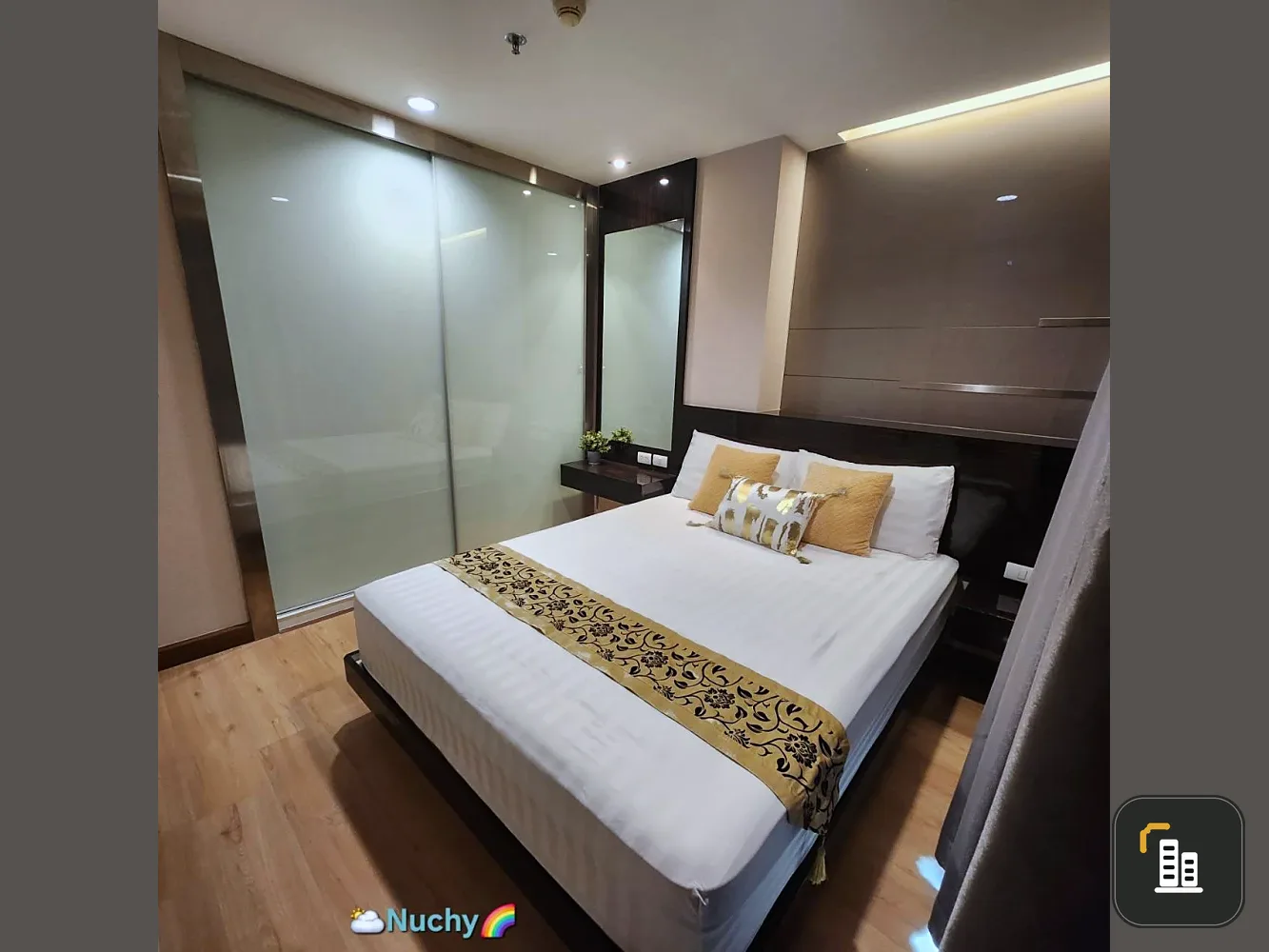 Condo for sale or rent LPN Park Riverside-Rama 3 The entire room is decorated with built-in furniture. Hurry and reserve now.