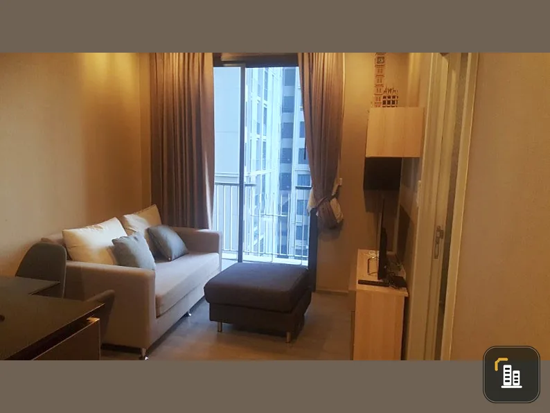 For rent!! Condo Nine by Sansiri, 12A floor, beautiful room, pleasantly decorated. Fully furnished, ready to move in, don't miss it!!