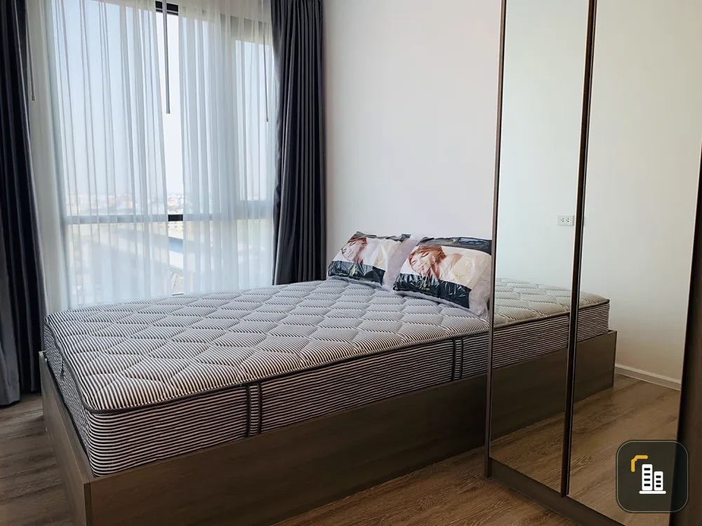 For rent!! Condo Knightsbridge Sukhumvit-Theparak, 12th floor, beautiful room, fully furnished, ready to move in, good location, don't miss it!!