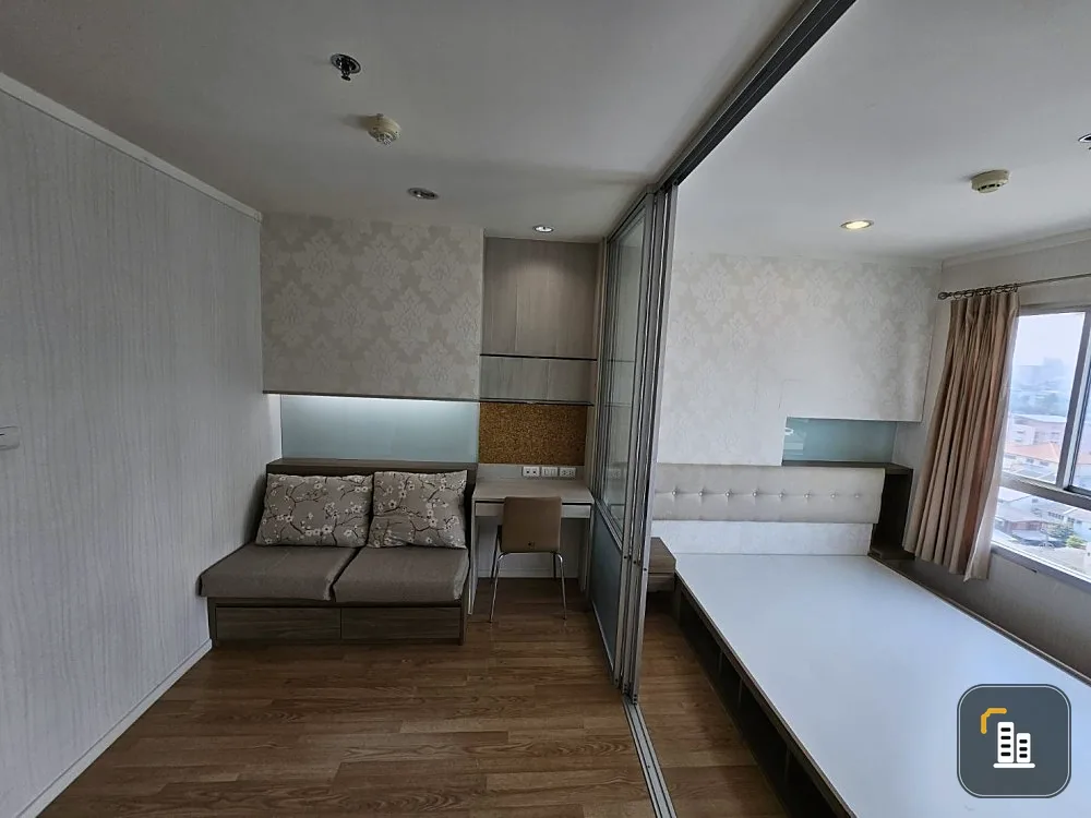 For sale and rent, Lumpini Ville Prachachuen-Phong Phet 2, 10th floor, open view, comfortable to the eyes, Buit-In furniture in the whole room, don't