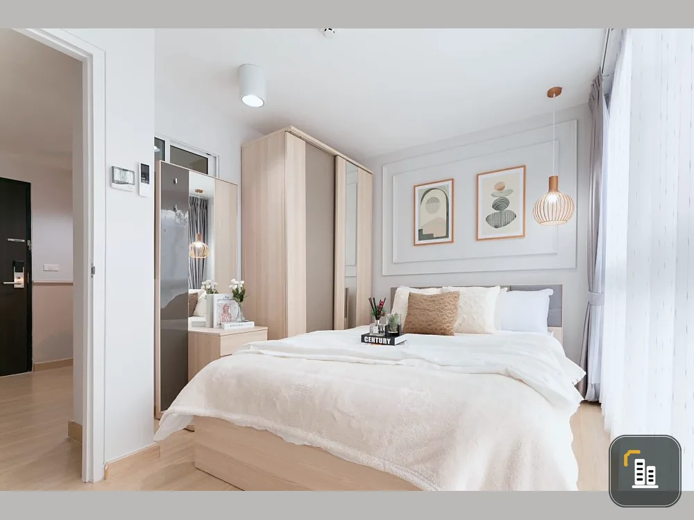 Condo for sale, Chateau In Town Sukhumvit 64/1, beautifully decorated, separate rooms, near BTS Punnawithi.