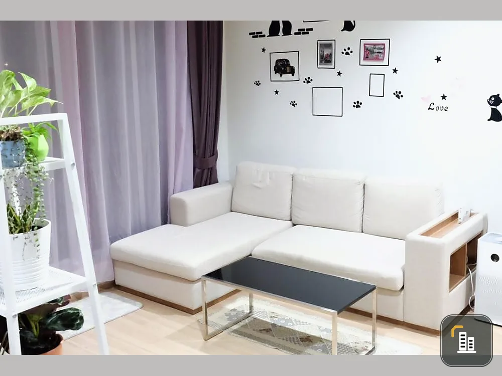 For sale: Rhythm Phahon-Ari, 34th floor, corner room, 2 bedrooms, fully furnished, ready to move in. Book now, urgent.