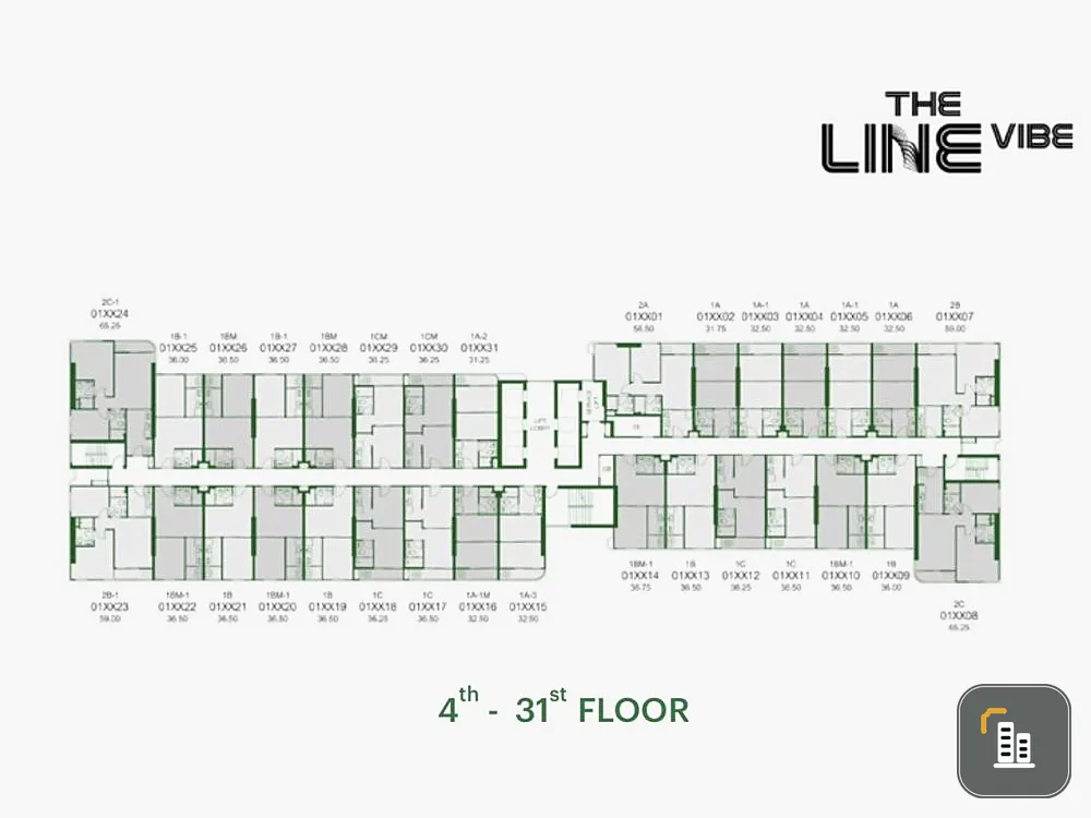 Selling down payment on The Line Vibe, 15th floor, open city view, no buildings blocking the view. If interested, reserve now. Don't delay. Hurry.