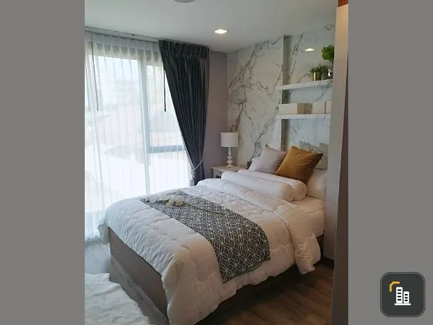 Condo Modiz Ratchada 32 for sale, 1 Bed Plus, 2nd floor, view, no buildings blocking it. Decorate the room fully furnished. Book now.