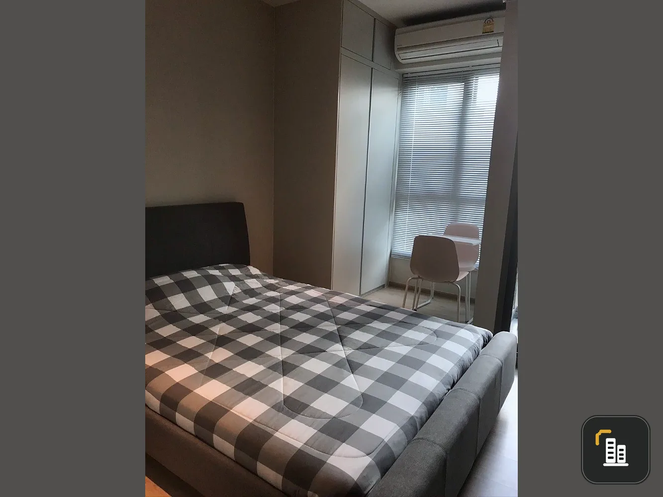 For sale: Whizdom Station Ratchada-Tha Phra, 8th floor, garden view, comes with complete decorations. Book now, don't miss it.