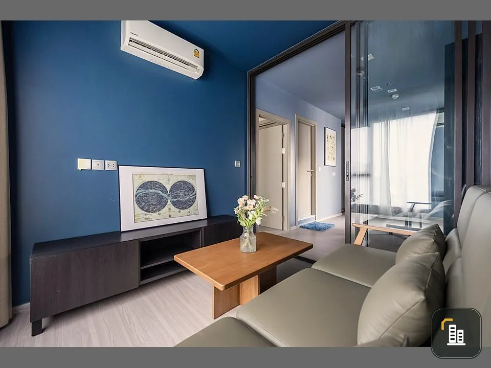 For sale, for rent, Life Asoke-Rama 9 condo, fully furnished, ready to move in, corner room, windows on two sides, open view, you must not miss it.