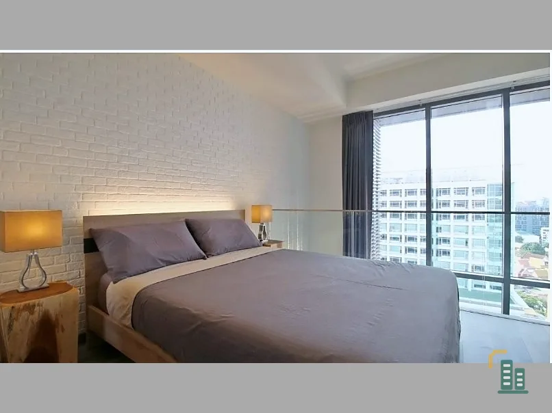 For rent: The Lofts Ekkamai, city view, fully furnished, electrical appliances, nice decoration, reserve now.