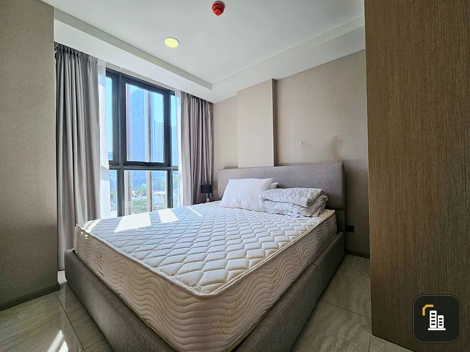 For Rent Walden Asoke, 8th floor, room decorated in a minimalist style, beautiful and livable. If you miss it, you will regret it. Reserve quickly.