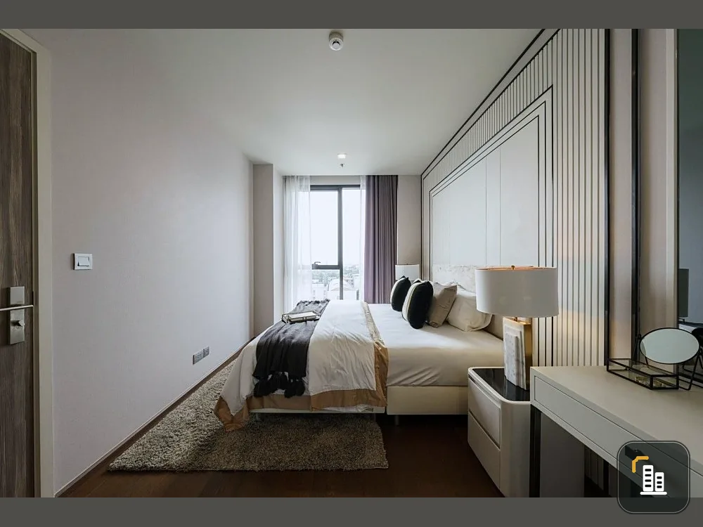 For rent, Ideo Q Sukhumvit 36, 19th floor, complete with furniture and electrical appliances. Book now, don't miss out.
