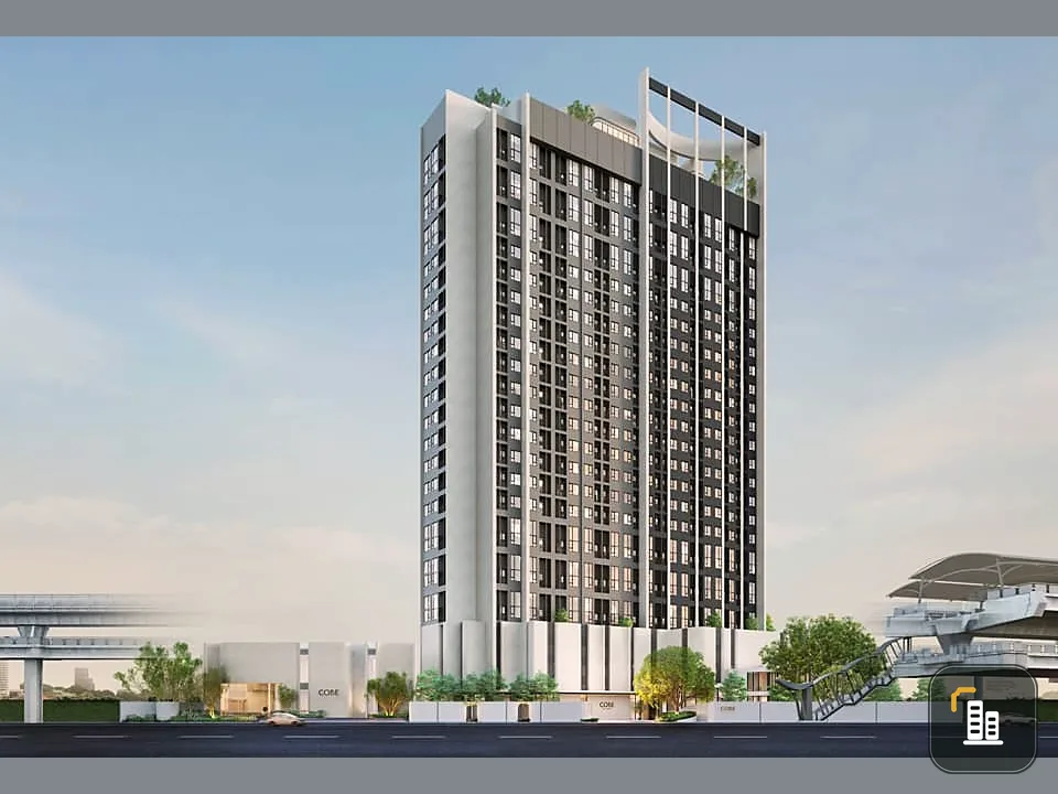 Selling a reservation for COBE Kaset-Sripatum, Studio room, 17th floor, beautiful view, good at avoiding noise and dust. Buy now.