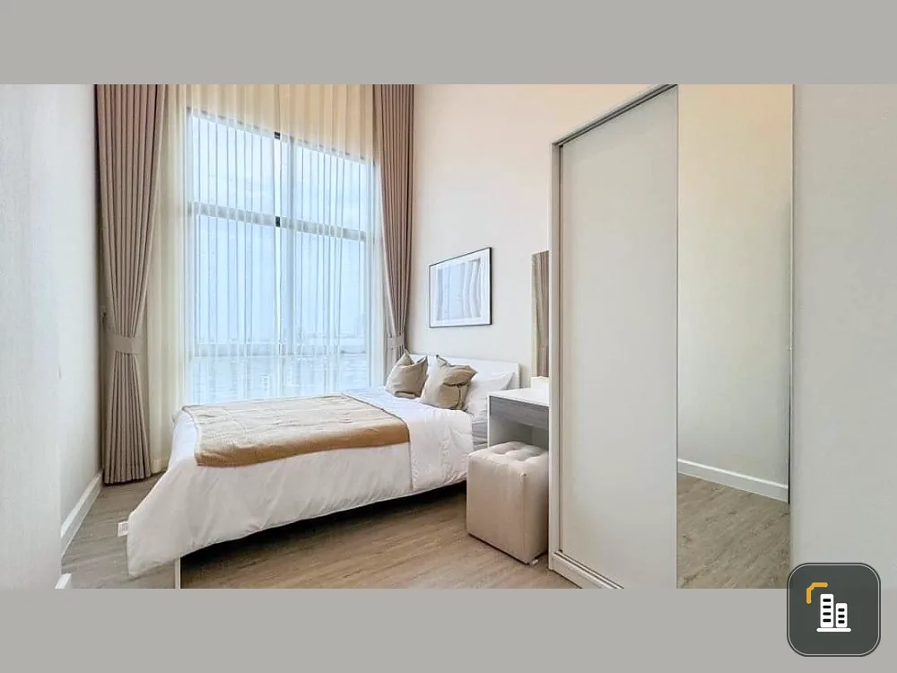 For rent!! Condo The Sky Sukhumvit, 9th floor, Building A, beautiful room, fully furnished, ready to move in, don't miss it!!