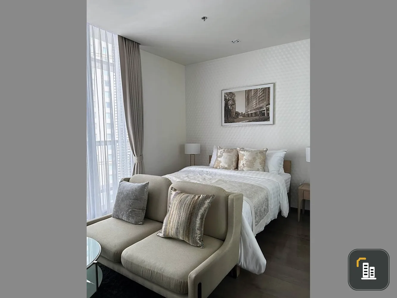 For rent: Park 24 Original, Phrom Phong, minimalist decorated room, extremely minimalist, ready to move in, minimalist type, reserve now.