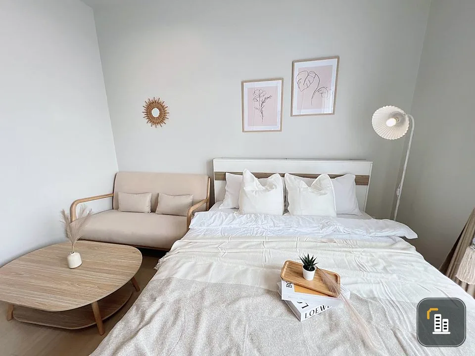 Condo for rent, Metro Sky Wutthakat, corner room, beautiful city view, new room, fully furnished.