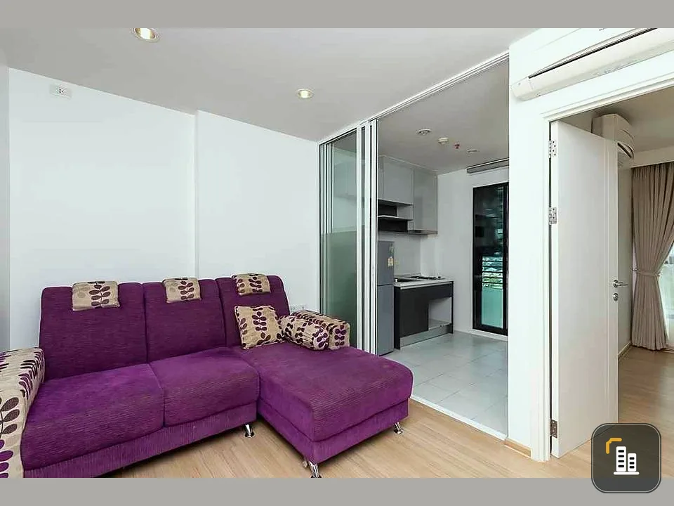 Condo for sale, The Base Chaengwattana, empty room, Building B, 12th floor, complete amenities, reserve now.