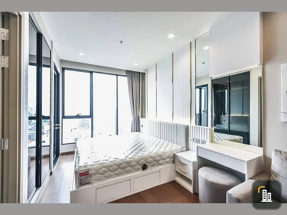 Condo for rent, Ideo Q Victory City View, beautiful open view, built-in decoration, beautiful, elegant, classy.