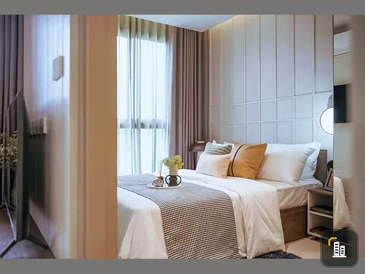 Selling down payment New Cross Khu Khot Station, Building F, 1st floor, garden view. If interested in becoming an owner, reserve now. Don't wait, hurr