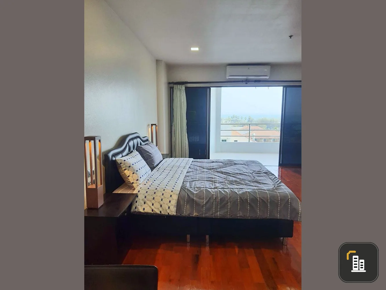For sale, sea view, Jomtien Condominium 1-8 (Jomtien), studio room, sea view, wide balcony, reserve now.