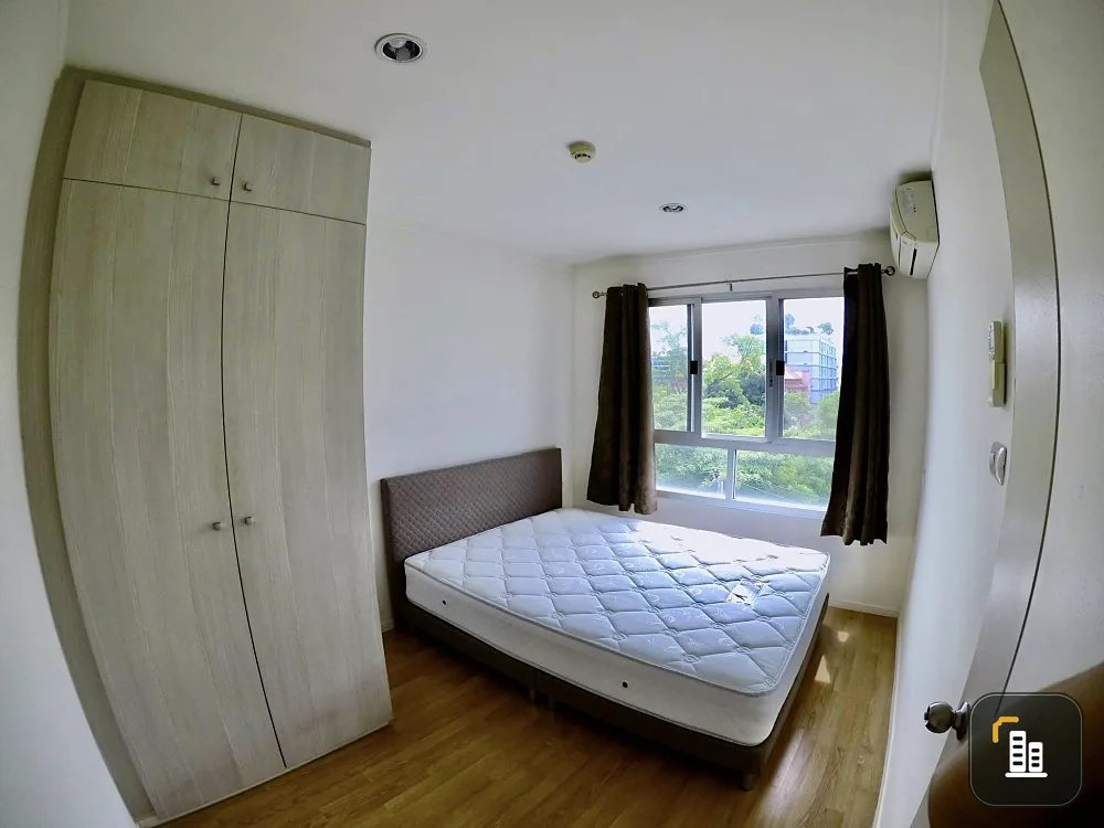 For sale and rent, Lumpini Ville Sukhumvit 109 – Bearing, natural view, fully furnished room, separate kitchen, good price, book now.