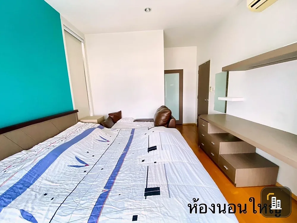 Condo for sale, Villa Ratchathewi, color tone, easy decoration, spacious room, plus it's on a high floor. Must reserve quickly or it will slip away.