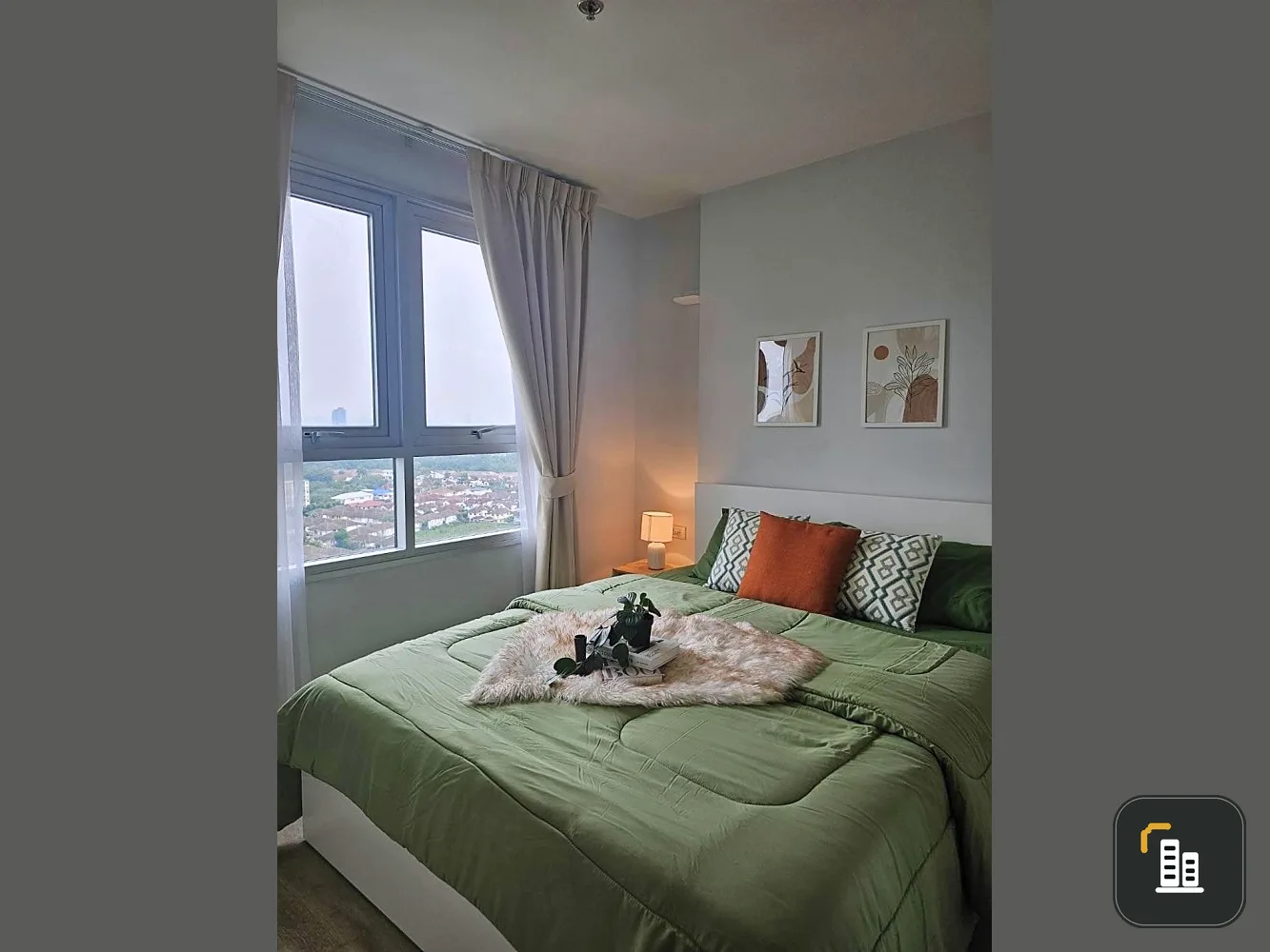 For rent, Rich Park @ Chao Phraya, room ready to move in. Full facilities, reserve now.