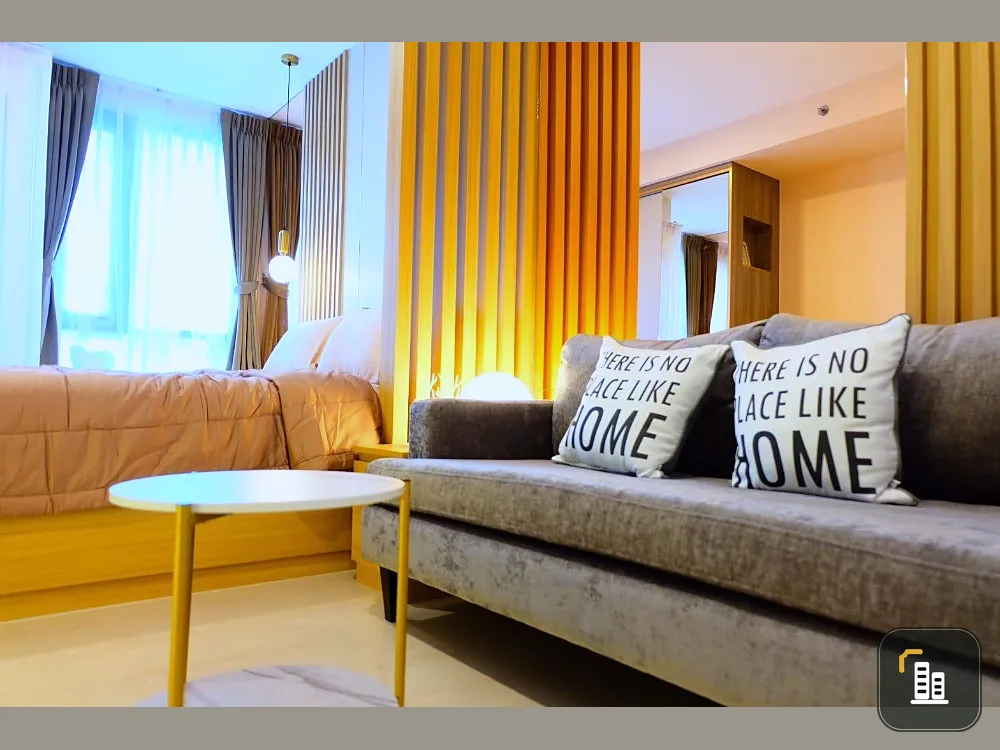 Condo for urgent sale, Knightsbridge Phahonyothin-Interchange, studio room, 9th floor, decorated and ready to move in. Hurry and reserve now.