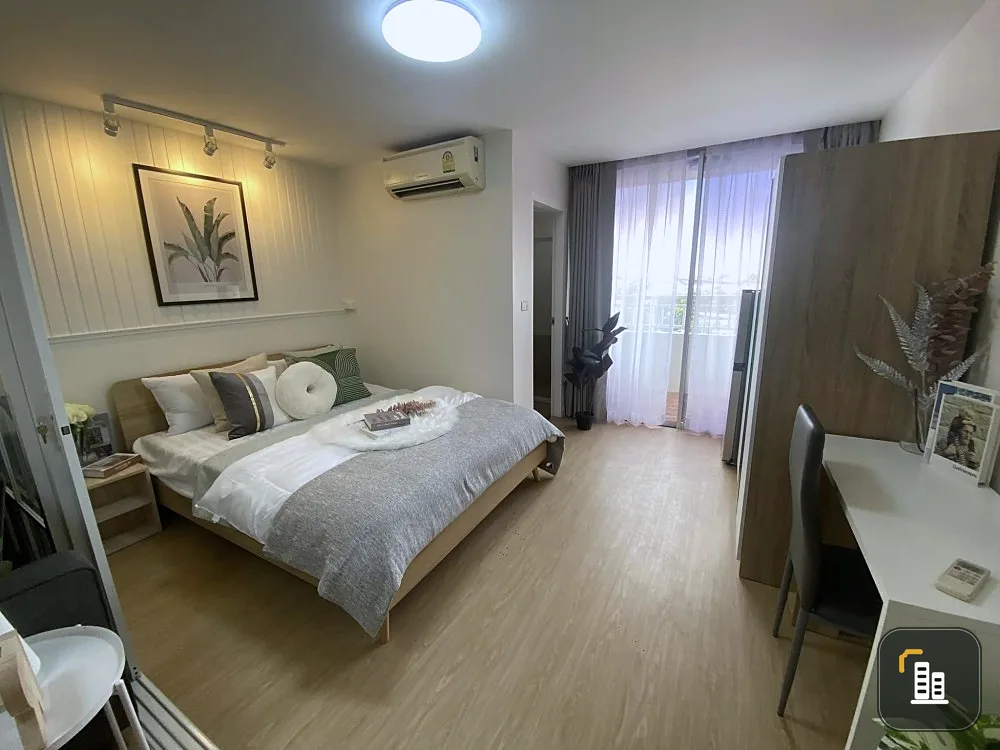 For sale or rent: Ratchada City 18, nice decorated room. Separate rooms into sections. Affordable price Hurry and reserve before it's gone.