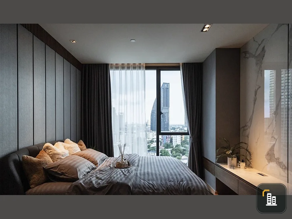 Condo for rent, Beatnik Sukhumvit 32, corner room, luxuriously decorated, loft style, nice to live in. Hurry and reserve now.