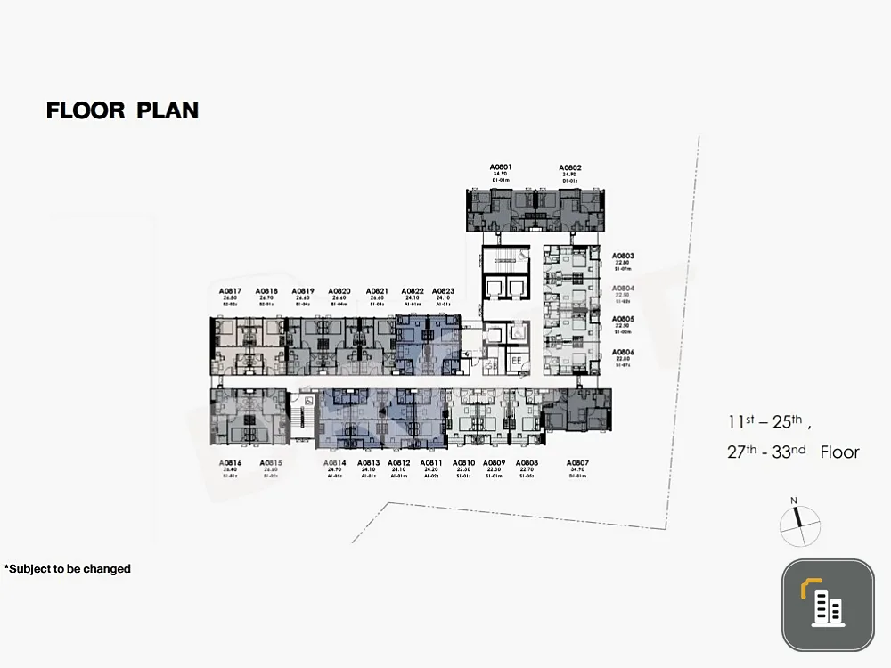 Selling down payment Modiz Avantgarde, 11th floor, position A1113, good location, nice project, if interested, reserve now, urgent.