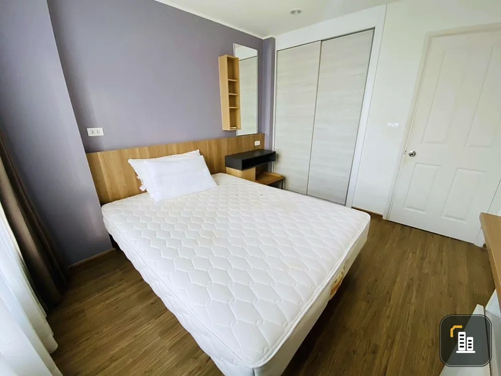 For sale/rent: U Delight @ Hua Mak Station, high floor room, simple wall decoration, pleasing to the eye, comfortable to live in, just come with yours