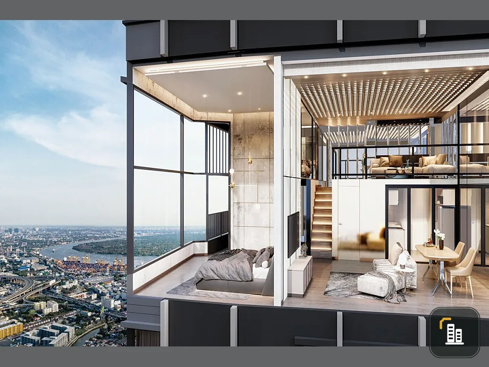 Down payment for sale, Knightsbridge Space Rama 4, 31st floor, location in the heart of the city, convenient travel, if interested, hurry and reserve
