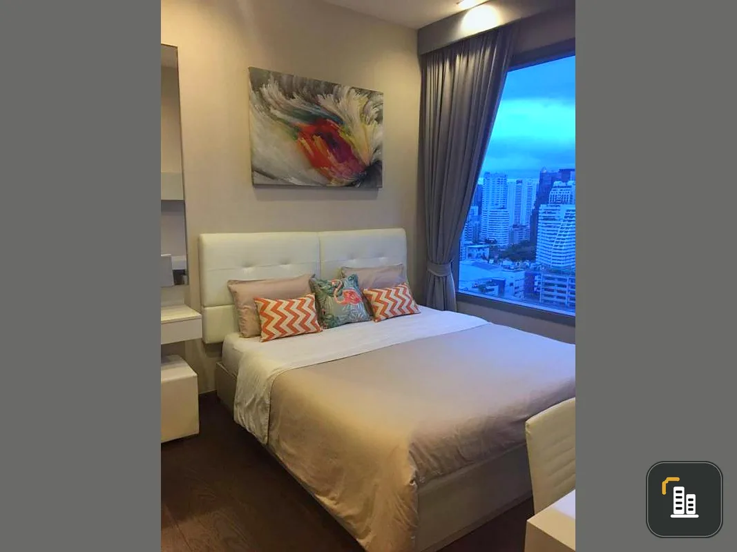 For rent, Q Asoke Condo, spacious room, fully furnished, very inviting, plus electrical appliances, very good, quick rent