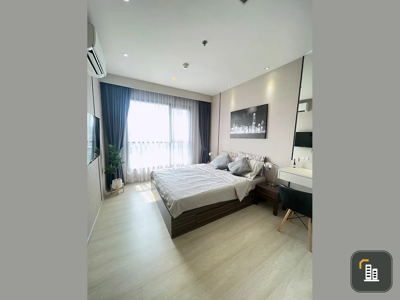 For rent: Life Sukhumvit 48, decorated room, ready to move in. Complete set of furniture You can just come in and stay.