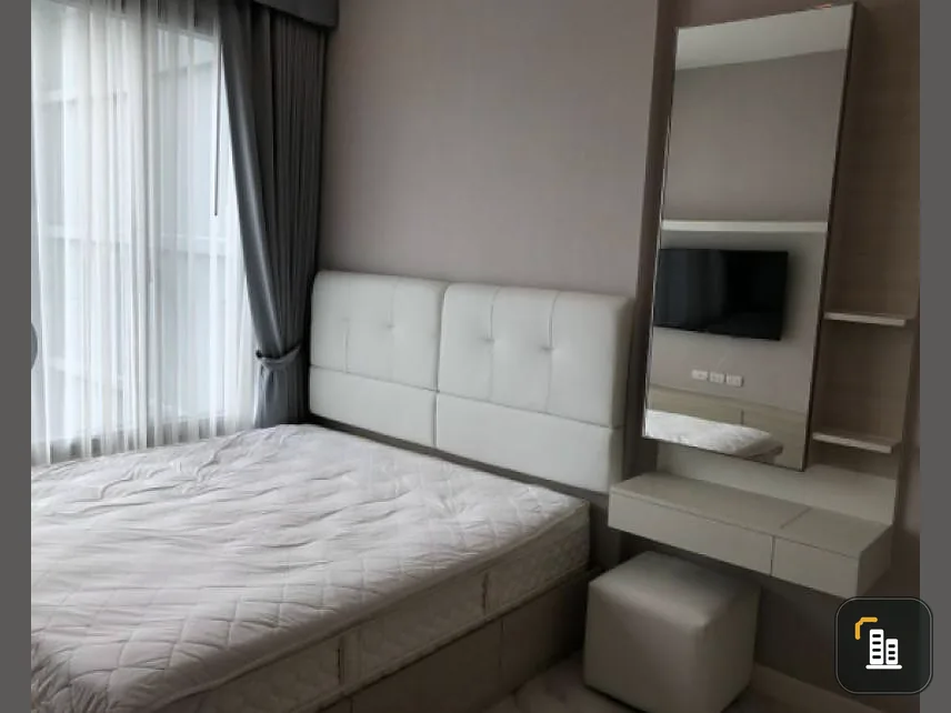 For rent, q asoke, beautiful room, built-in furniture, whole room Everything is complete Ready to move in, hurry up