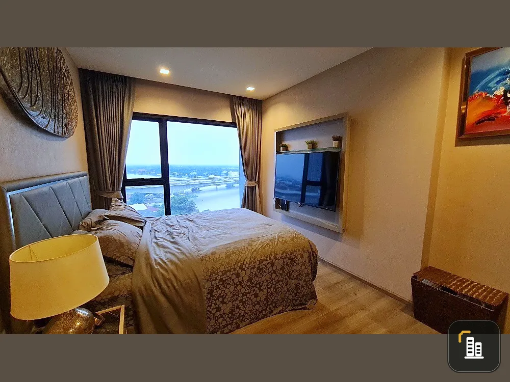 For sale: The Politan Rive, 16th floor, beautiful room with complete furniture and electrical appliances. Book now, don't miss it.