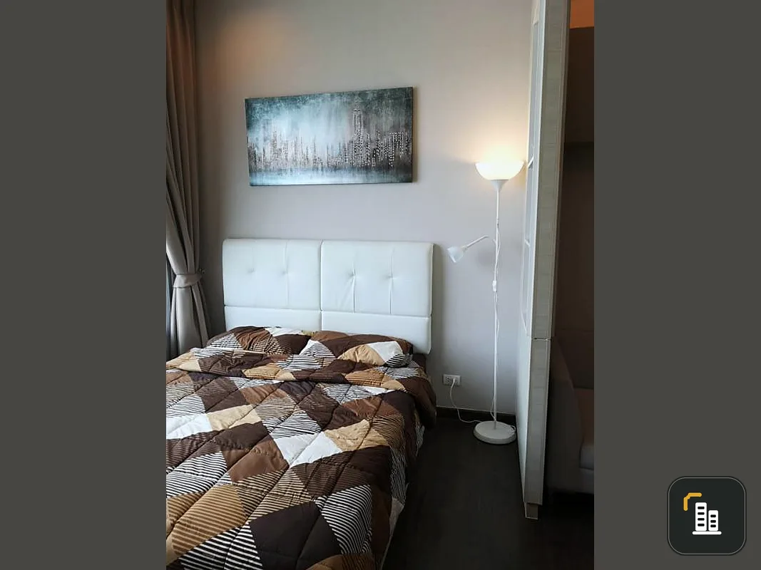 For rent, q asoke condo, nice decoration, close to MRT Phetchaburi, convenient transportation, best location, rent it.