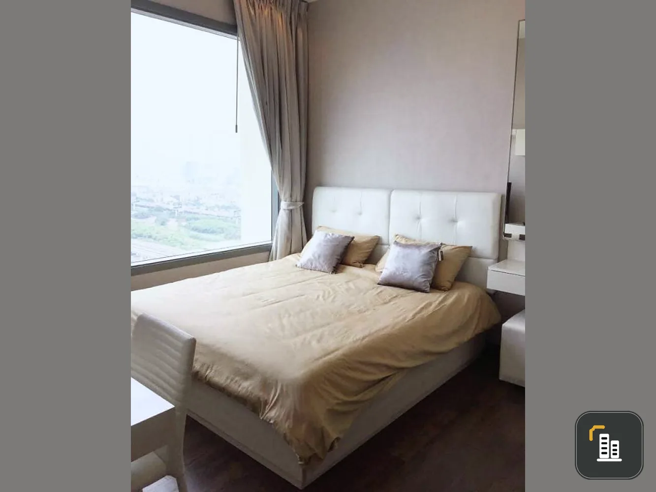 Condo for sale, Q Asoke, condo in the heart of the city, near MRT Phetchaburi, convenient transportation. Plus the room is extremely nice, hurry and grab it.
