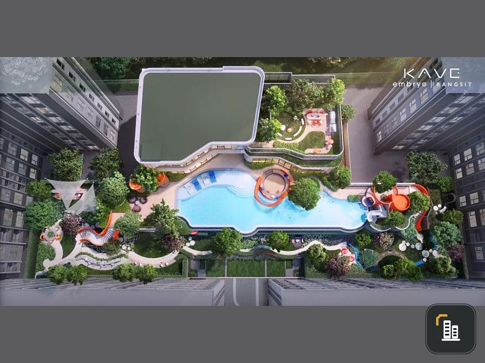 Selling down payment Kave Embryo Rangsit, room price not expensive. Hurry and reserve yours now, you won't miss out.