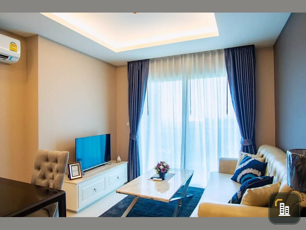 Condo for sale, One Tower, Pratumnak (South Pattaya), well decorated, built-in, sea view, shady, don't wait.