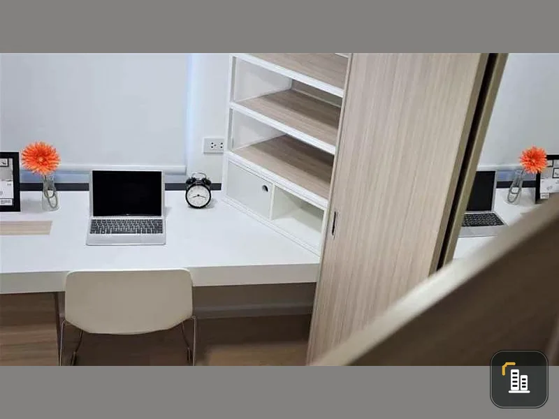 Sell Chewathai Residence Asoke, Loft Duplex style room, ceiling height 3.6 meters, beautiful view, unblocked view, buy it now