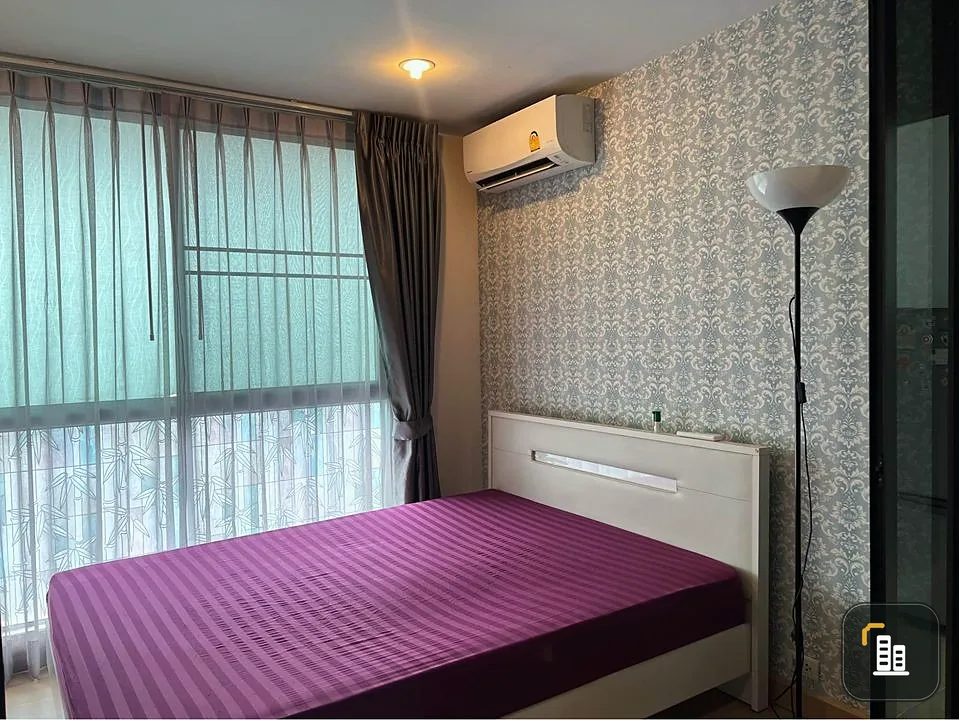 Condo for sale: The Niche City Lat Phrao 130, decorated with wallpaper, 8th floor, wide. Book now or it will slip away.