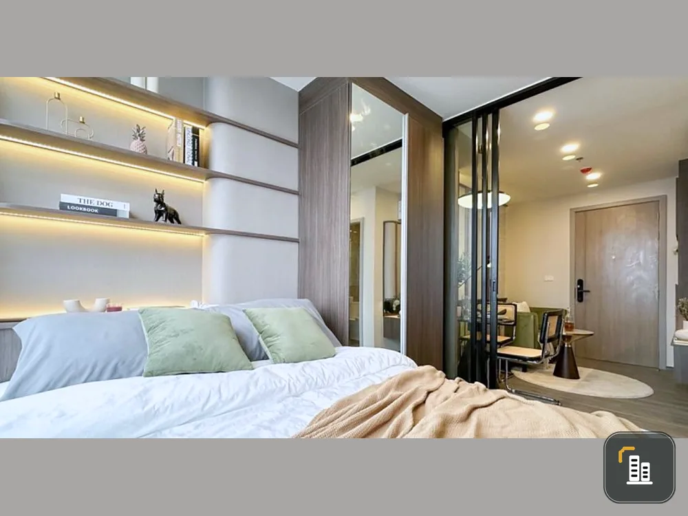 For rent: Origin Plug and Play Lat Phrao Interchange, fully furnished, good electrical appliances. If interested, reserve now.