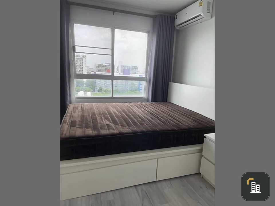 Condo for sale, Lumpini Park Rama 9-Ratchada, corner room, lots of usable space. Decorated and ready to move in. Reserve now.